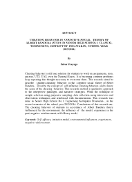 Teori pembelajaran sosial yang telah diperkembangkan oleh albert bandura (1977) cuba menghuraikan mengapa seseorang melakukan sesuatu tindakan. Top Pdf Albert Bandura