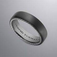 David Yurman Men S Streamline Ring 6mm Black Titanium Sterling Silver 6mm Store Style Number R05996mtb 395 00 31 60 Rings David Yurman Mens Wedding Rings