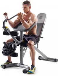 Details About Olympic Workout Bench Xrs 20 Arm Curls Leg Extension With Removable Preacher Pad