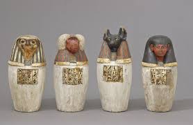 Simulacres De Vase Canope Au Nom De Padiouf Pretre Ouab Entrant A Karnak Et Menuisier D Ancient Egyptian Artifacts Ancient Egyptian Architecture Ancient Egypt