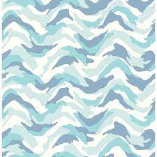 Brewster 8 In X 10 In Stealth Light Blue Camo Wave Wallpaper Sample Waves Wallpaper Blue Wallpapers Camo Wallpaper