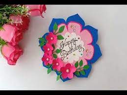 How To Make Birthday Card Handmade Easy Card Tutorial Youtube Handmade Birthday Cards Card Making Birthday Birthday Card Craft