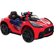 Spiderman 6v Super Car Battery Powered Riding Toy Walmart Com Car Guys Super Cars Ride On Toys