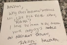 Meghan apparently wrote to her father asked him to stop speaking to the media, but he replied asking for a photo opportunity. Why Does Meghan Markle Go By Meghan Instead Of Rachel