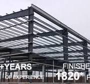 Low Cost Flat Roof Factory Workshop Steel Dome Storage ...