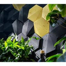 kamien dekoracyjny playa hexagon 3d steinblau kamien elewacyjny i dekoracyjny w atrakcyjnej cenie w sklepach leroy merlin abstract artwork abstract artwork