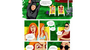 Comic von Paulina Stulin und Doris Dörrie über Frauen im Freibad - SWR2