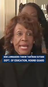 MAX'IMUM DESPERATION: Democratic lawmakers, led by Rep. Maxine Waters,  descended