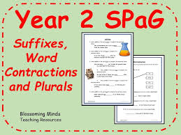 Year 2 Spag Sats Revision Suffixes Contractions And Plurals Plurals Sats Teaching