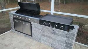 A griddle can get extremely hot, but you can also use zone cooking and water dishes to create cooking zones. Bbq Griddle Station Outdoor Kitchen Grill Outdoor Bbq Kitchen Diy Outdoor Kitchen