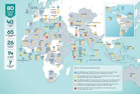 this map shows where in the world the u s military is