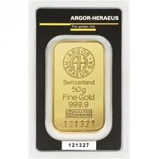 Each bar weighs.643 troy ounces and can be more financially obtainable than a 1 troy ounce gold bar. Argor Heraeus Gold Bar 50g Goldsilver Central Pte Ltd