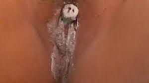 Scrubbing My Ass Cunt & Tied Clit with Toothpaste and Brush