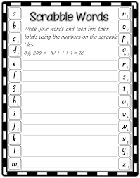 An added bonus is awarded to the player that ended the game and has no remaining tiles. Classroom Treasures Word Work Scrabble Tiles Word Work Spelling Words Spelling Word Activities
