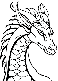 Dragon Head Coloring Page Youngandtae Com Dragon Coloring Page Dragon Head Drawing Simple Dragon Drawing