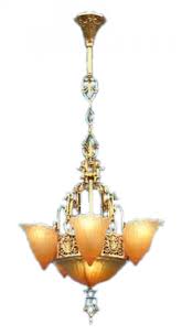 Art galleries and museums have unique hanging needs that our art hanging systems have been designed to address. Vintage Hardware Lighting Art Deco Hanging Lights Chandeliers 6 Light Slip Shade Fleur De Lis Series 76 Hep Dl