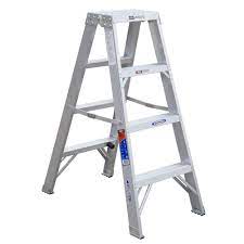 Alibaba.com offers 1,955 four step ladder products. Werner 4 Ft Aluminum Twin Step Ladder With 300 Lb Load Capacity Type Ia Duty Rating T374 The Home Depot
