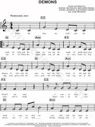 Queen Don T Stop Me Now ноты для фортепиано Print And Download Demons Sheet Music By Imagine Dragons Sheet Music Arranged For Piano Vocal Ch Piano Sheet Music Beginners Clarinet Music Violin Sheet Music