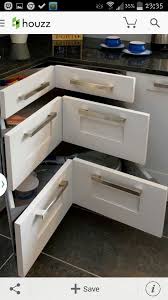 If We Keep The Cursed Corner Cabinets On The Bottom They Must Change To This Kitchen Remodel Small Small Kitchen Cabinets Kitchen Plans