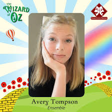 📣Meet the Cast of Slidell Little Theatre's"THE WIZARD OF OZ" 🌈🌪👠 Avery  Thompson (Ensemble) Avery is so excited to be returning to the SLT stage.  Avery is 12, and is an 8th