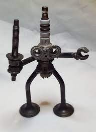 Welded Sculpture Defender For The King Of Nuts And Bolts Awesome Welded Sculpture And Ooak Welding Art Metal Art Sculpture Metal Art Welded