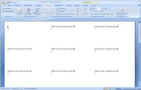 Cerca nel più grande indice di testi integrali mai esistito. Serienbrief Etiketten In Word 2007 Erstellen Cammablog