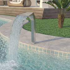 Cascade swimming pool rock waterfalls kit. Stainless Fountain Waterfall Swimming Pool Resort Garden Pond Water Spillway 268 00end Date Jan 03 Hinterhof Pool Landschaftsbau Pool Gartenbau Gartenpools