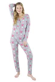 Grumpy Gorgeous Womens Onesie Sleep Pajama Love My Bed Onesie Large Pink At Amazon Women S Clothing St Womens Onesie Onesie Pajamas Women Pajamas Women