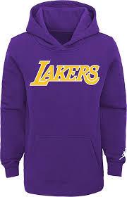 Display your spirit with officially licensed la lakers champs sweatshirts in a variety of. Jordan Youth Los Angeles Lakers Purple Statement Pullover Hoodie Dick S Sporting Goods