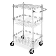 Rigorous quality you can trustdesigned and manufactured using innovative technologies. Whitmor Inc Tier Commerical Basket Utility Cart Reviews Wayfair