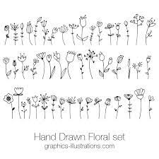 Patterns | hand drawn lips and teeth repeat. Best 9 Doodle Flowers Clipart And Vectors Hand Drawn Flower And Leaf Doodles Sketch Nature Foliage Botan Hand Doodles Floral Doodle How To Draw Hands