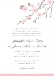 Cherry Blossom Wedding Invitation Cherry Blossom Wedding Invitations Cherry Blossom Wedding Free Wedding Invitation Templates