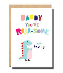 Birthday card ideas for grandpa. Dad Birthday Card For Father From Son Daughter Personalised Handmade Dinosaurs 3 25 Picclick Uk