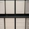 All items (40)in stock kitchen cabinets (36)kitchen wall shelves (3)kitchen cabinet samples (1) hampton bay hampton satin white raised panel stock assembled base kitchen cabinet with drawer glides (30 in. 1