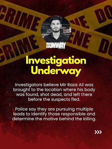 Mir Raza Ali Murder Investigation Takes New Turn