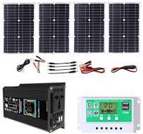 Amazon.com : Solar Panel Kit 6000W DC12V To AC110V/220V 100W ...