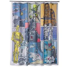 Star Wars Fabric Shower Curtain Star Wars Shower Curtain Star Wars Bathroom Star Wars Room