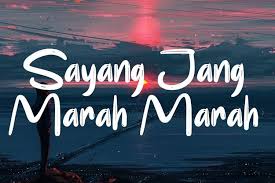 Jika pasangan anda memiliki sikap yang manis terhadap anda maka panggil saja si manis. Lirik Dan Chord Lagu Sayang Jang Marah Marah R Angkotasan