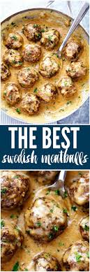 The Best Swedish Meatballs Are Smothered In The Most Amazing Rich And Creamy Gravy The Meatballs Are Packed With Such Delicious Flav Meat Recipes Recipes Food