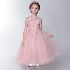 Pour un look craquant, choisissez une robe de cérémonie fille. Chic Belle Salle Robe Pour Mariage 2017 Robe Ceremonie Fille Rose Bonbon The Longueur Robe Boule
