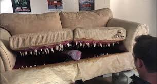 Faux fur monster bean bag. Monster Couch 9gag