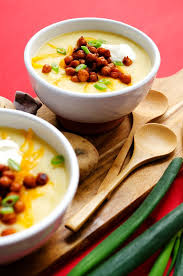 Time to stop demonizing the potato? Healthy Slow Cooker Potato Soup Live Eat Learn