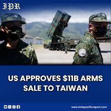 US Approves $11B Arms Sale to Taiwan The United States has sold $11 billion  in weapons to Taiwan, prompting strong reactions from China. See the link  in the comments for full details. #