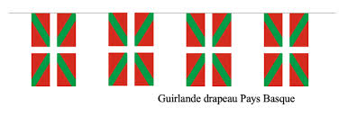 Drapeau du pays basque de 90 x 150 cm fabriqué en polyester résistant aux intempéries et à une vitesse moyenne du. Guirlande Drapeaux Pays Basque Pour Exterieur