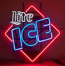 New #beer , new rules #miller lite ice commercial from 1994 staring #bobuecker 1994 miller brewing co. Lite Ice Beer Neon Sign