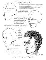 How To Draw A Man S Face In 3 4 View Worksheet How To Draw Worksheets For Young Artist Male Face Sketch Shading Faces Male Face