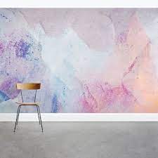 See how h&h's reiko caron updates a plain white wall with a large watercolor floral mural in just 15 minutes!reiko used temporary wallpaper to create the. Wallums Wall Decor Pastel Watercolor Canvas 8 X 144 3 Piece Wall Mural Reviews Wayfair