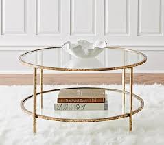 Rated 4.5 out of 5 stars. This Round Coffee Table Is So Elegant Framed In Aged Gold Metal With A Tempered Glass Top A Gold Coffee Table Round Glass Coffee Table Gold Glass Coffee Table