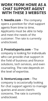 Work From Home As A Chat Support Agent With These 3 Websites Wisdom Lives Here Working From Home Online Surveys For Money Work From Home Jobs