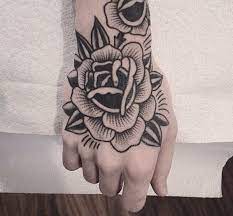 We have both male and female tattoo artists, all of whom are certified and held to the highest standards of cleanliness and safety. Pinterest Haileewalker Traditional Hand Tattoo Traditional Rose Tattoos Hand Tattoos